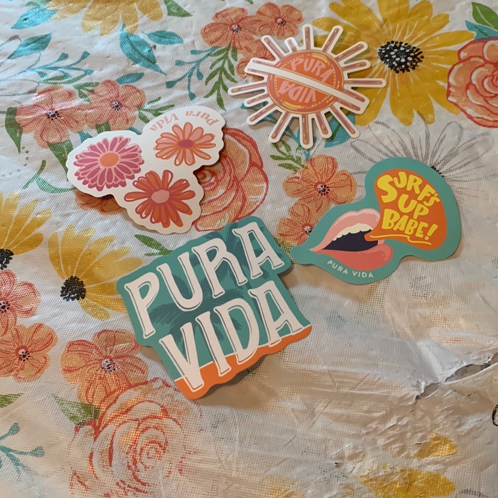 Pura vida stickers